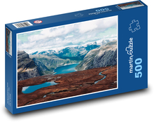 Norsko - příroda Puzzle 500 dílků - 46 x 30 cm