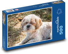 Pes - Shih tzu Puzzle 500 dílků - 46 x 30 cm