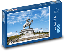 Mongolsko - sochárstvo Puzzle 500 dielikov - 46 x 30 cm 