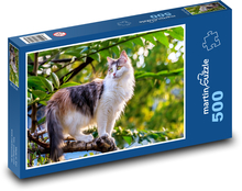 Mazlíček - kočka na stromě Puzzle 500 dílků - 46 x 30 cm