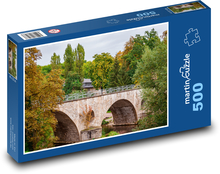 Bridge - trees Puzzle of 500 pieces - 46 x 30 cm 