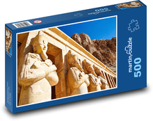 Egypt - sochy Puzzle 500 dílků - 46 x 30 cm