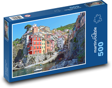 Riomaggiore - Włochy, wsie Puzzle 500 elementów - 46x30 cm