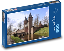 Zamek w Utrechcie, Holandia Puzzle 500 elementów - 46x30 cm