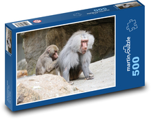 Affe - Pavian Puzzle 500 Teile - 46 x 30 cm