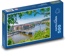 Praga - Wełtawa Puzzle 500 elementów - 46x30 cm