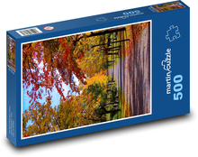 Park - jesień Puzzle 500 elementów - 46x30 cm