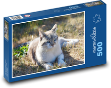 Streunende Katze Puzzle 500 Teile - 46 x 30 cm