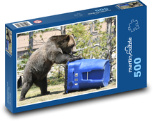 Kosze na niedźwiedzie i śmieci Puzzle 500 elementów - 46x30 cm