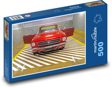 Auto - garáže Puzzle 500 dílků - 46 x 30 cm