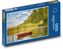 Jazerná loď Puzzle 500 dielikov - 46 x 30 cm 