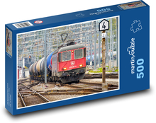 Nákladní vlak Puzzle 500 dílků - 46 x 30 cm