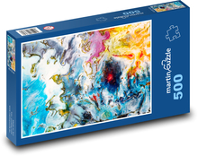 Abstraktní umění Puzzle 500 dílků - 46 x 30 cm