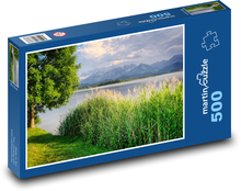 Bavorsko - jezero Puzzle 500 dílků - 46 x 30 cm