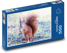 Zwierzę - wiewiórka Puzzle 500 elementów - 46x30 cm