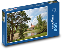 Park - Kirche Puzzle 500 Teile - 46 x 30 cm