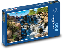 Rieka - vodopád Puzzle 500 dielikov - 46 x 30 cm 