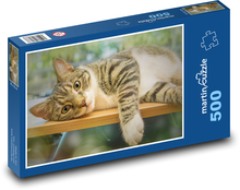 Roztomilá mačka Puzzle 500 dielikov - 46 x 30 cm 