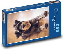 Pes - knírač Puzzle 500 dílků - 46 x 30 cm