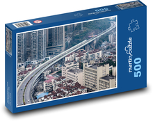 Highway - road, China Puzzle of 500 pieces - 46 x 30 cm 