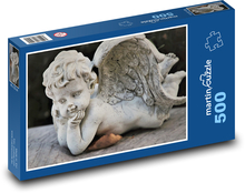 Skulptur - Engel Puzzle 500 Teile - 46 x 30 cm