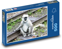 Monkey - macaque Puzzle of 500 pieces - 46 x 30 cm
