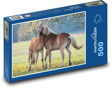 Konie Puzzle 500 elementów - 46x30 cm