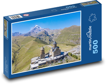 Gruzja - Kościół Świętej Trójcy Puzzle 500 elementów - 46x30 cm