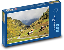 Szwajcaria - Alpy Puzzle 500 elementów - 46x30 cm
