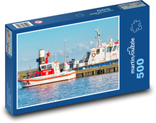 Záchranné čluny Puzzle 500 dílků - 46 x 30 cm