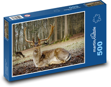Hirsch - Tier Puzzle 500 Teile - 46 x 30 cm