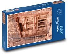 Petra - Jordán, dům pokladů Puzzle 500 dílků - 46 x 30 cm