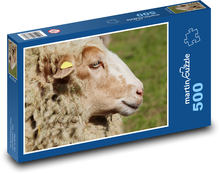 Owca - zwierzę domowe Puzzle 500 elementów - 46x30 cm