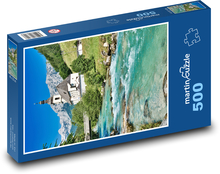 Alpen - Kirche Puzzle 500 Teile - 46 x 30 cm