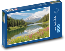 Bergsee Puzzle 500 Teile - 46 x 30 cm