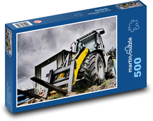 Technologia wykonania - ładowarka czołowa Puzzle 500 elementów - 46x30 cm