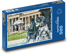 Stuttgart - fountain Puzzle of 500 pieces - 46 x 30 cm 