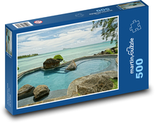 Indický oceán - bazén Puzzle 500 dílků - 46 x 30 cm