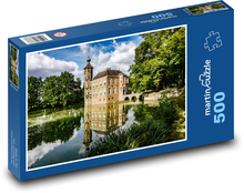 Zámok - jazero Puzzle 500 dielikov - 46 x 30 cm 