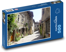Francúzsko - Pérouges Puzzle 500 dielikov - 46 x 30 cm 
