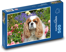 Cavalier - king charles spaniel Puzzle of 500 pieces - 46 x 30 cm