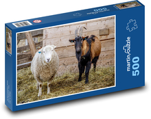 Farma - hospodářská zvířata Puzzle 500 dílků - 46 x 30 cm