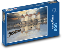 Německo - zámek Moritzburg Puzzle 500 dílků - 46 x 30 cm