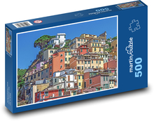 Taliansko - farebné domy Puzzle 500 dielikov - 46 x 30 cm 
