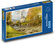 Ramsau - Kirche Puzzle 500 Teile - 46 x 30 cm