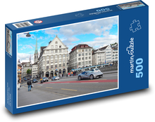 Curich - Švajčiarsko Puzzle 500 dielikov - 46 x 30 cm 