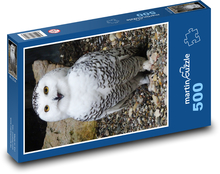 Zasnežená sova Puzzle 500 dielikov - 46 x 30 cm 