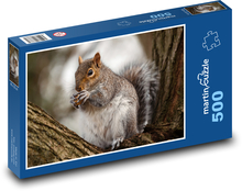 Zwierzę - wiewiórka Puzzle 500 elementów - 46x30 cm