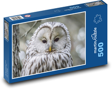 Veľká biela sova Puzzle 500 dielikov - 46 x 30 cm 