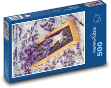 Dried lavender in a box Puzzle of 500 pieces - 46 x 30 cm 